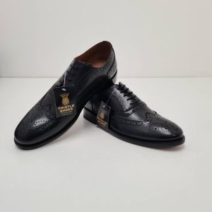 Adult Black Leather Day Brogues